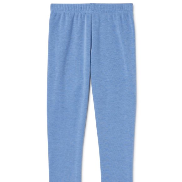 2 girls BLUE leggings Back to School bundle 1 tie dye w/pockets 1 cozy soft blue - Picture 3 of 4